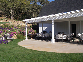 event patio seating