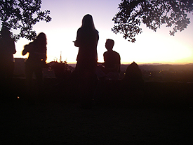 Sunset at Running Rabbit Ranch