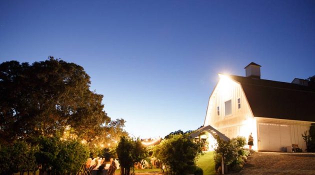 Running Rabbit Barn at Night